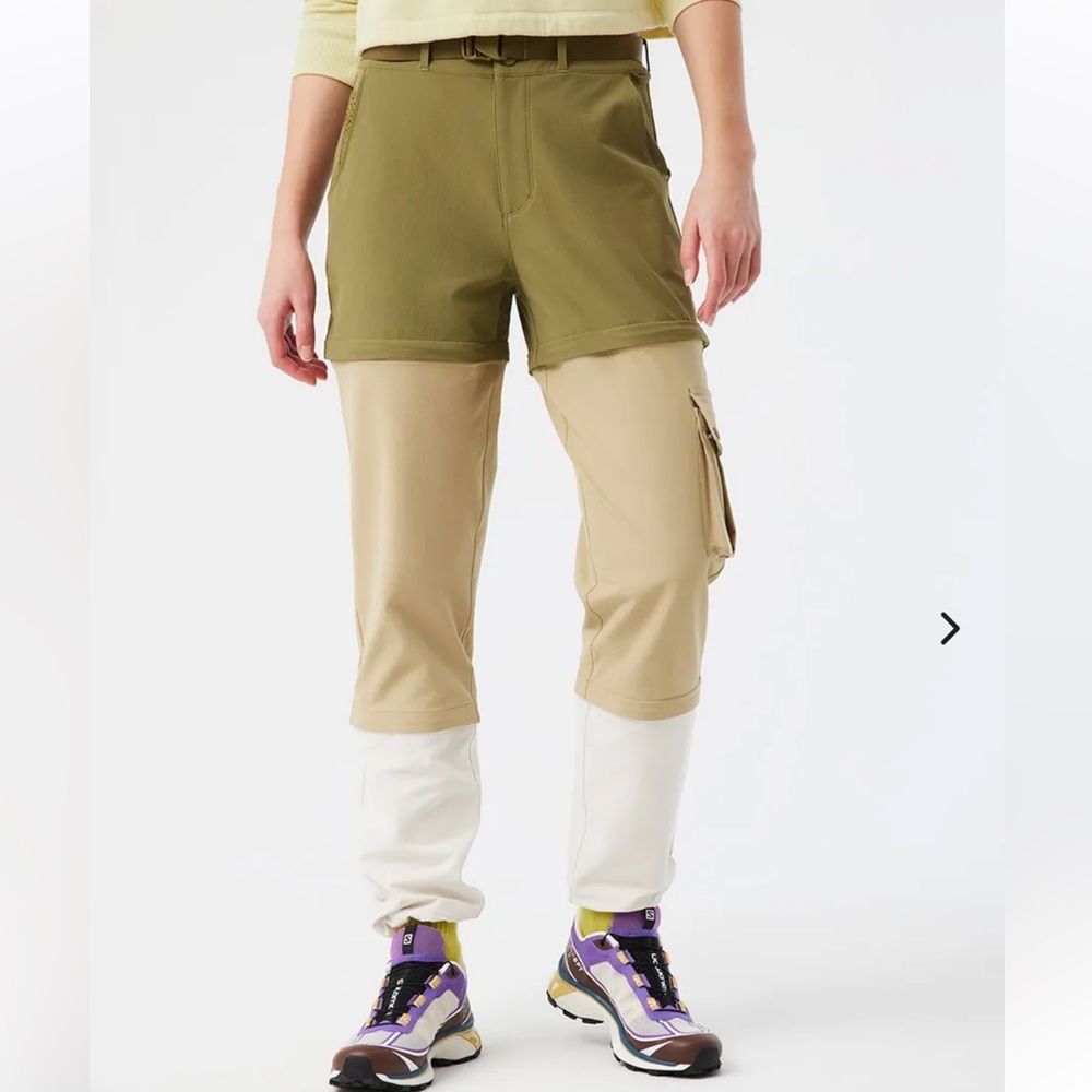 NWT Outdoor voices RecTrek zip off pants size L